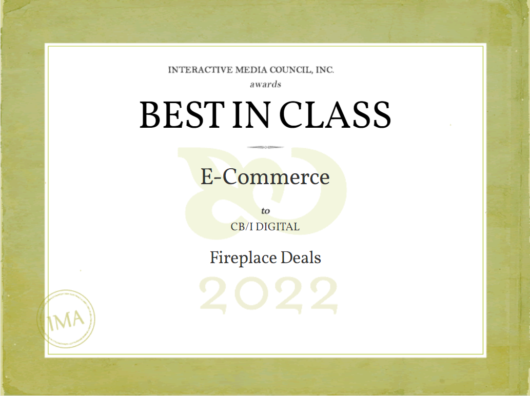 CBI Digital - Best In Class Consumer Goods website - Interactive Media Awards 2022 